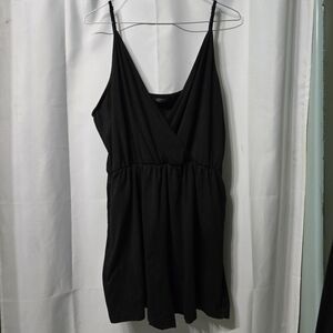 🖤 black shorts romper 🖤